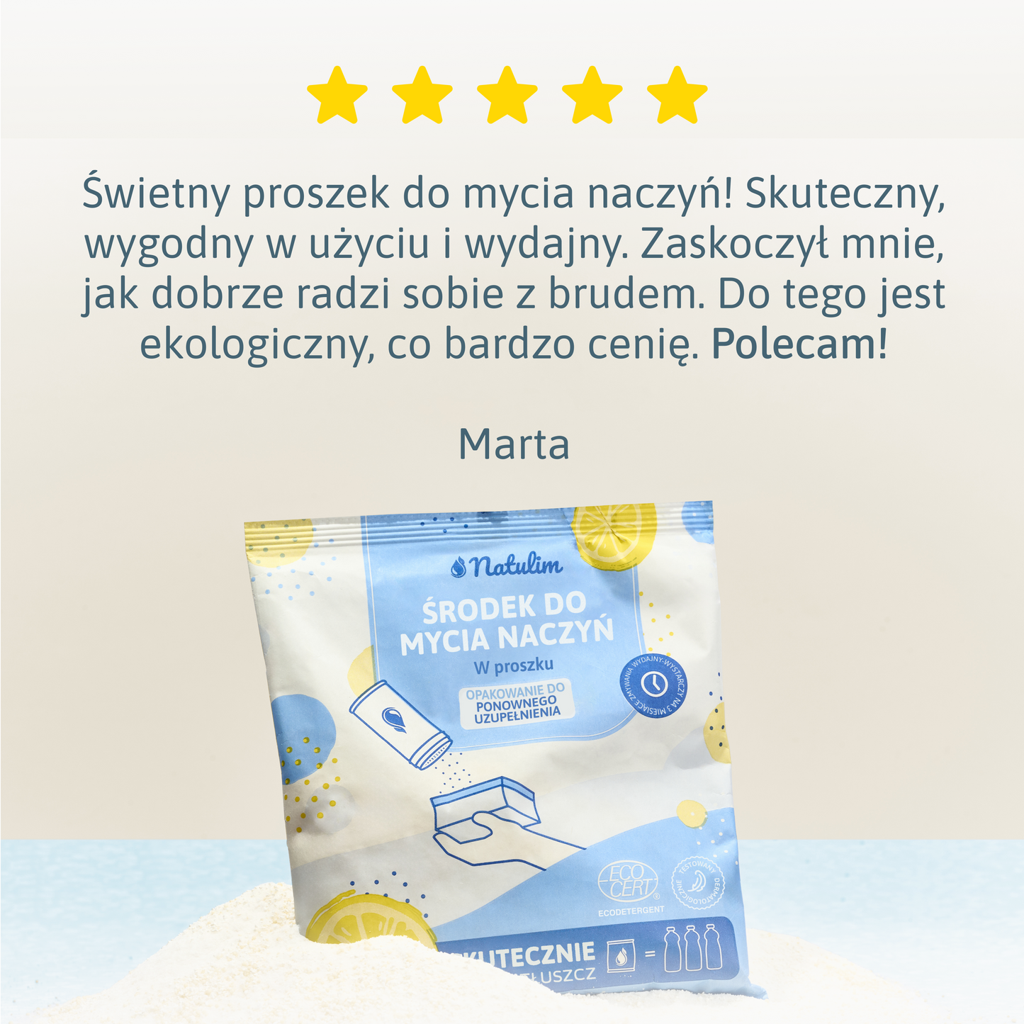 Zestaw do mycia naczyń Natulim