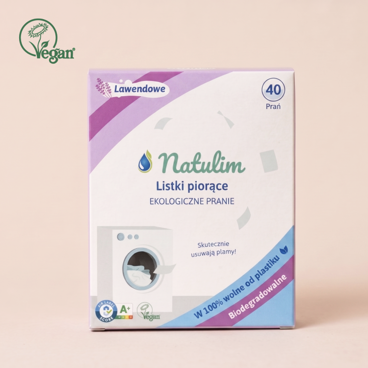 Eko listki do prania Natulim 40 prań