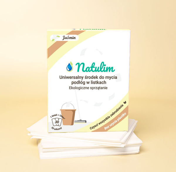Natulim eco-friendly floor cleaning pads, universal, biodegradable, 30 pcs.