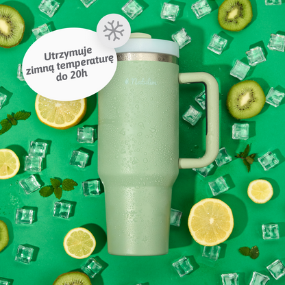 Kubek termiczny ze stali nierdzewnej 1L Natulim