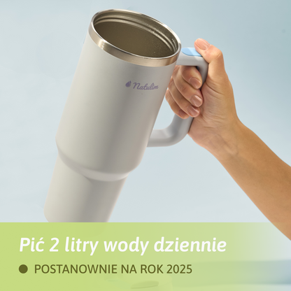 Kubek termiczny ze stali nierdzewnej 1L Natulim