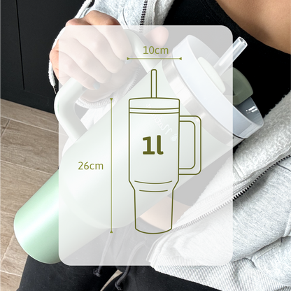 Kubek termiczny ze stali nierdzewnej 1L Natulim