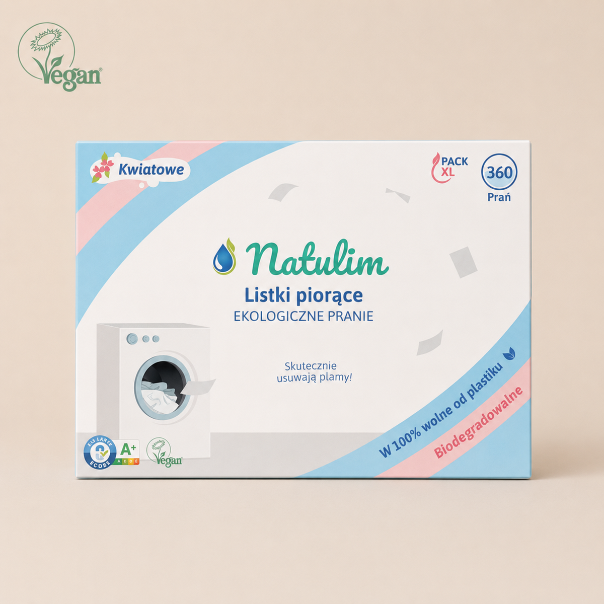 Eko listki do prania Natulim zestaw XL 360 prań