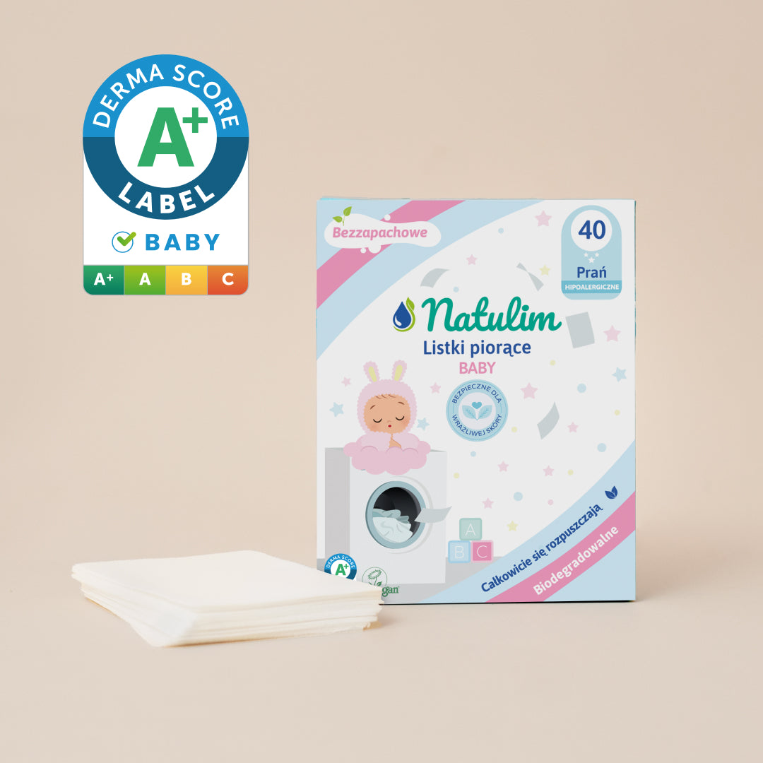 Eko listki do prania Natulim Baby