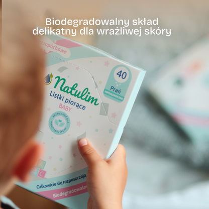 Eko listki do prania Natulim Baby