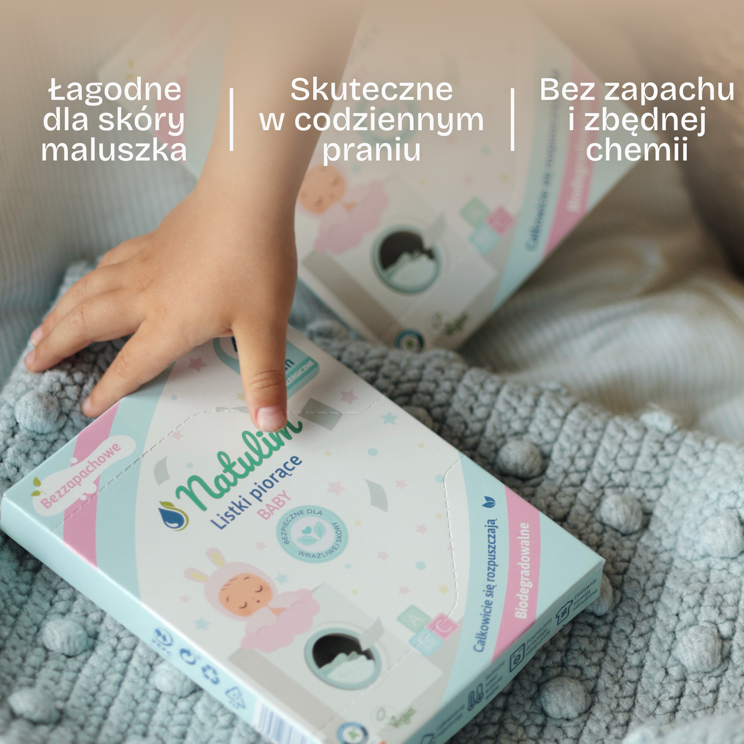 Eko listki do prania Natulim Baby