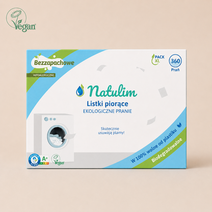 Eko listki do prania Natulim zestaw XL 360 prań
