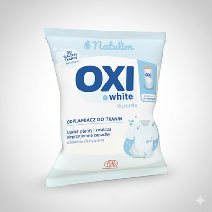 Oxi white- ekologiczny odplamiacz w proszku do białego