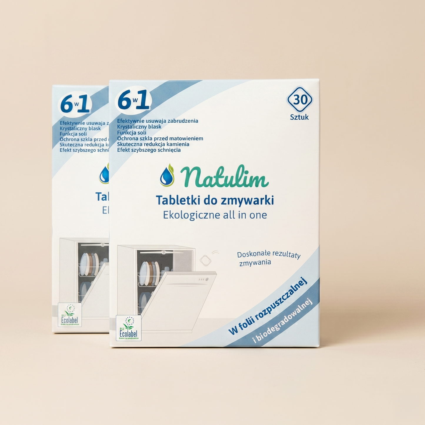 Eko kostki tabletki do zmywarki uniwersalne 6 w 1