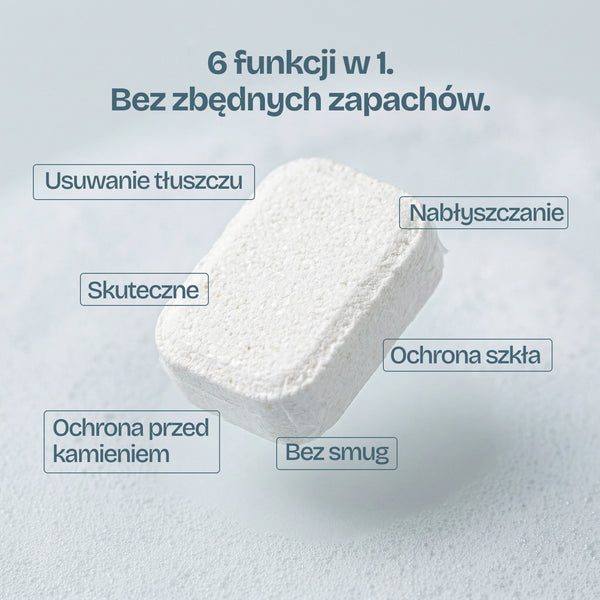 Eko kostki tabletki do zmywarki uniwersalne 6 w 1
