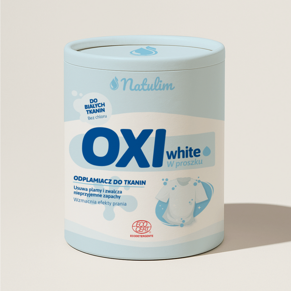 Oxi white- ekologiczny odplamiacz w proszku do białego