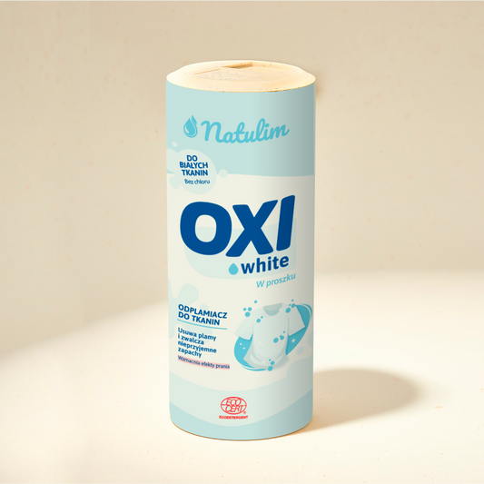 Oxi white- ekologiczny odplamiacz w proszku do białego