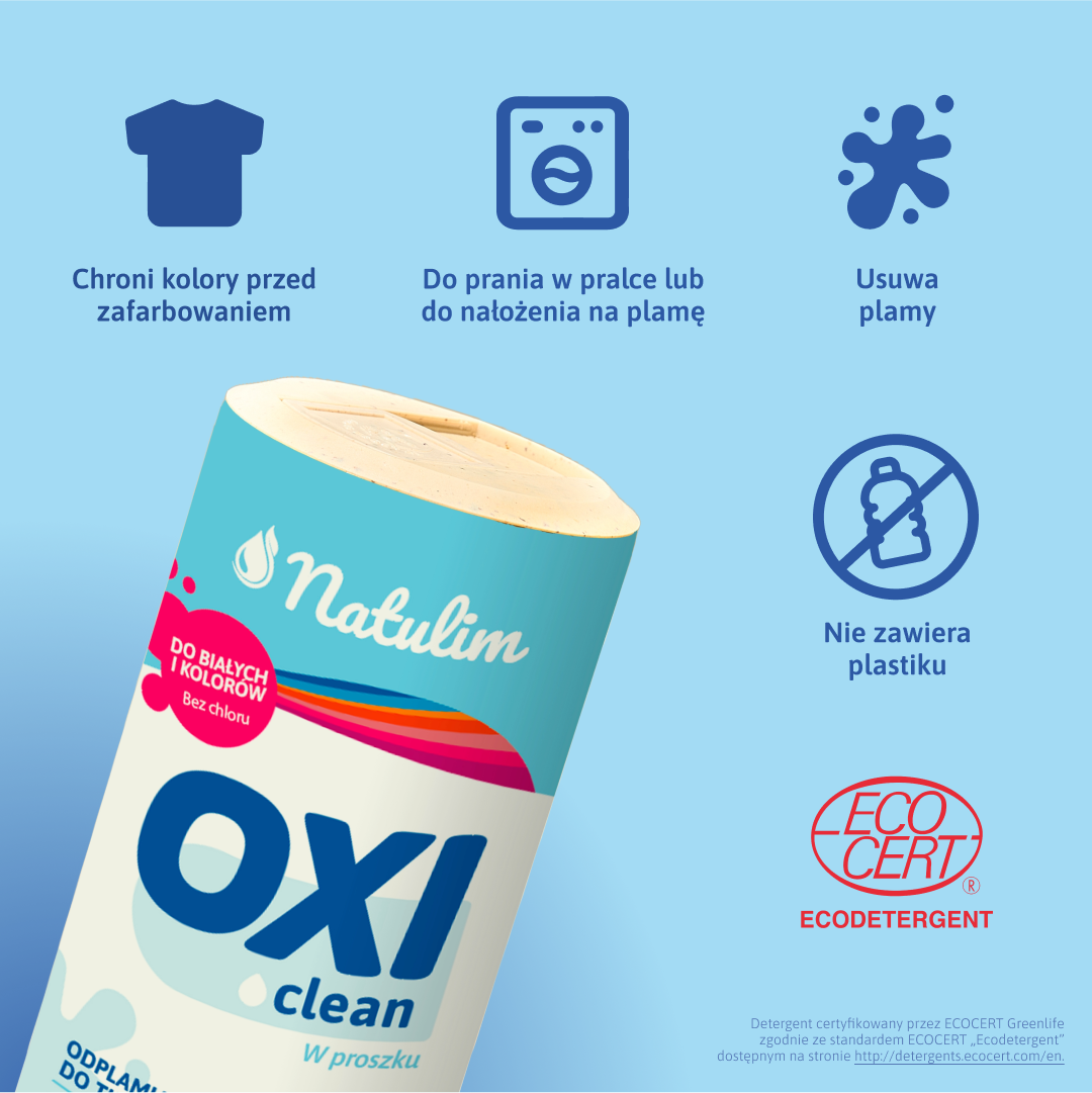 Oxi clean- ekologiczny odplamiacz w proszku do kolorów