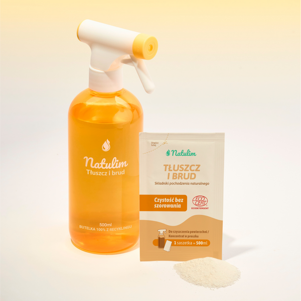 Zestaw Natulim starter – płyn tłuszcz i brud