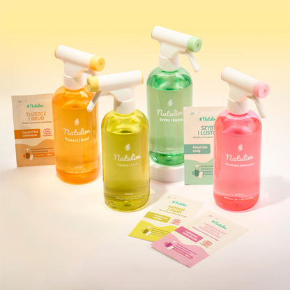 Zestaw startowy Natulim – ekologiczne płyny do sprzątania