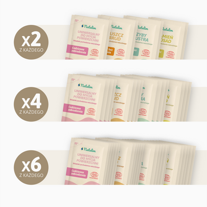 Zestaw startowy Natulim – ekologiczne płyny do sprzątania