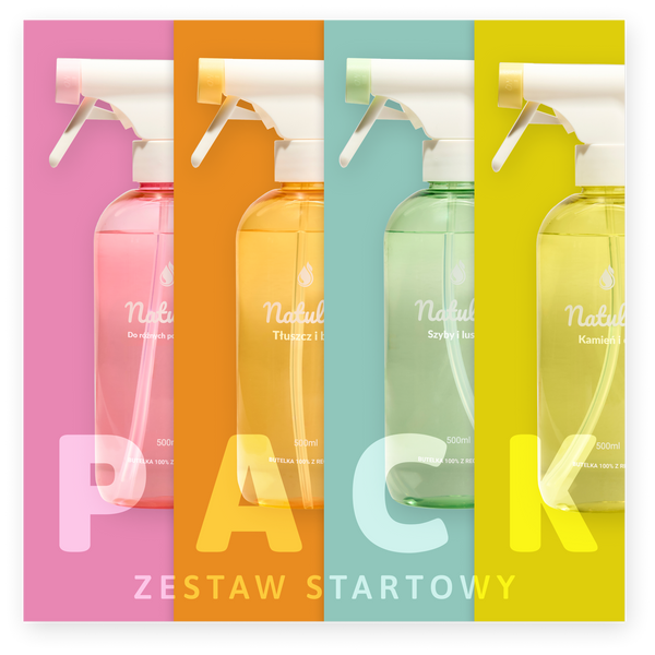 Zestaw startowy Natulim – ekologiczne płyny do sprzątania
