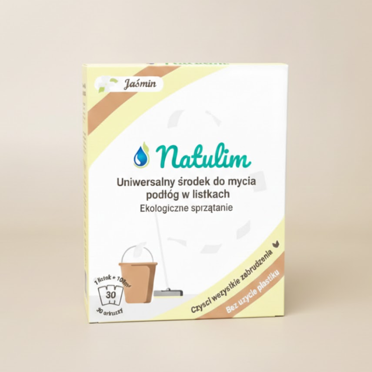 Eko listki do mycia podłóg Natulim uniwersalne biodegradowalne 30szt.