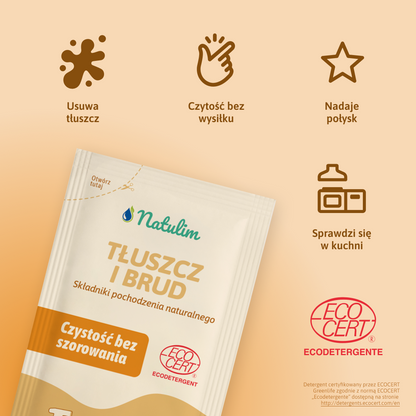 Zestaw koncentratów tłuszcz i brud Natulim