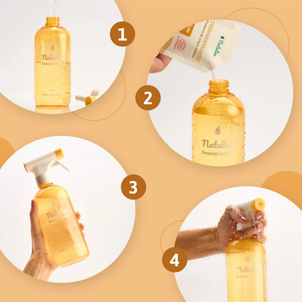 Zestaw Natulim starter – płyn tłuszcz i brud